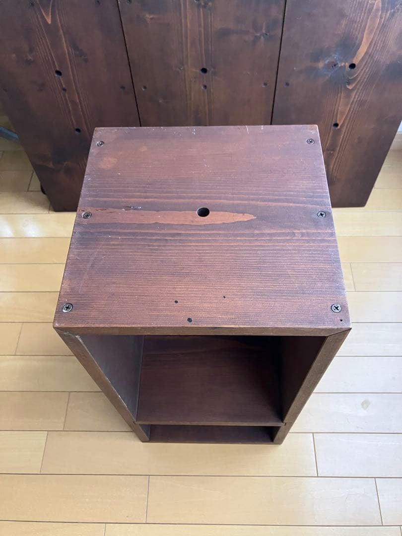 1セット　組み立て自由　ラック　シェルフ　マガジンラック　4個　1ベース