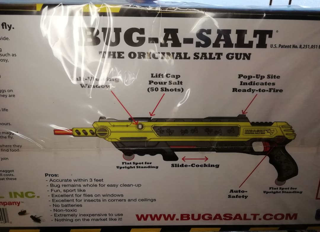 BUG A SALT　オバケ撃退グッズ　ハエ撃退