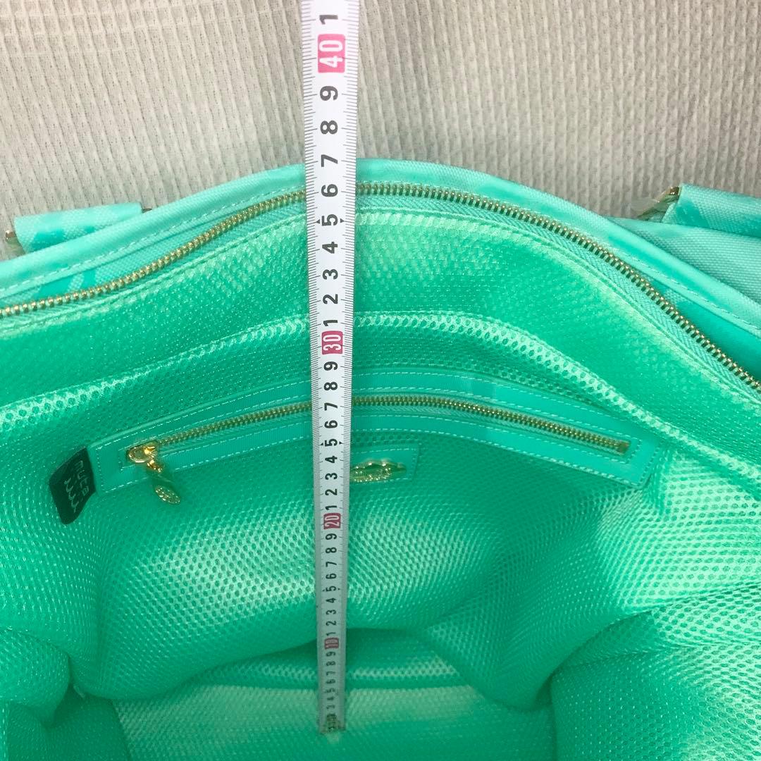 未使用◎muta ゴルフ BIG トート ロッカーバッグ ハイビスカス グリーン