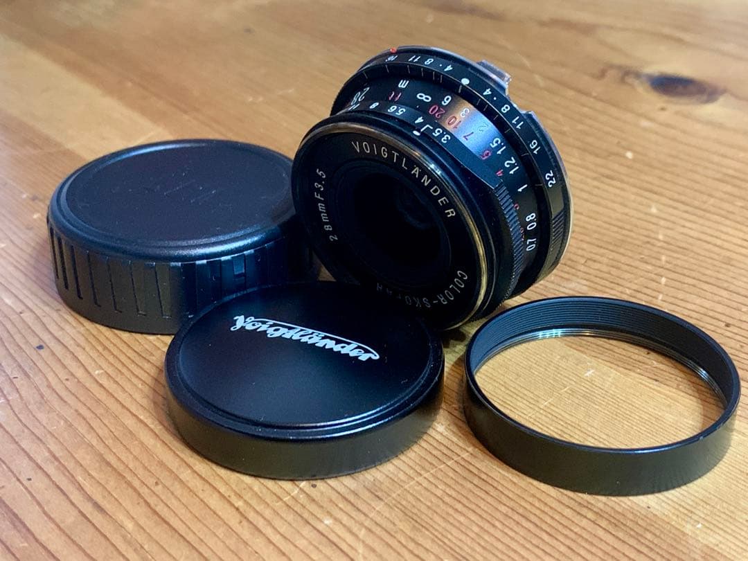 フォクトレンダー COLOR-SKOPAR 28mm F3.5 ブラック L39