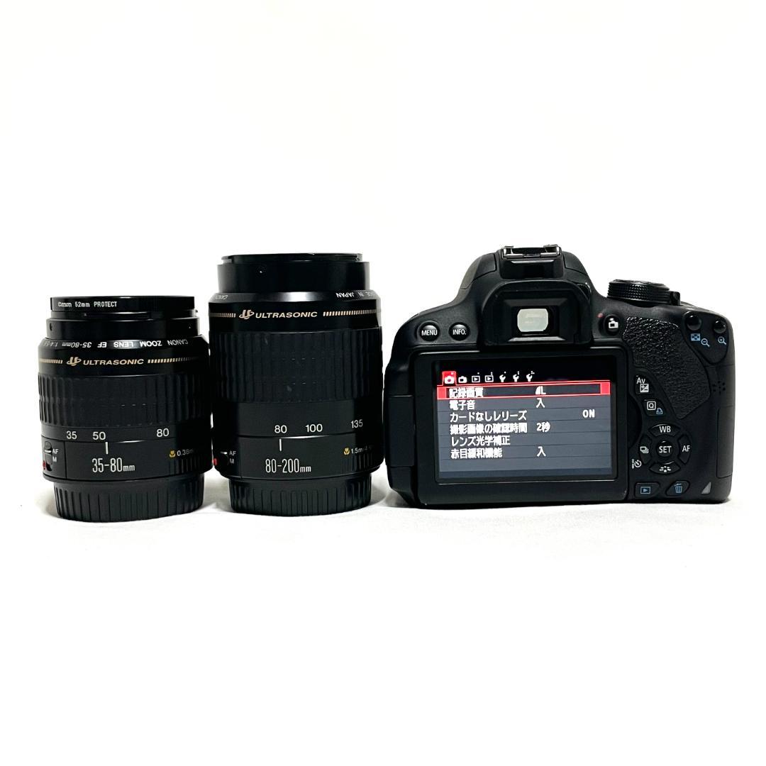 撮りたい場面に迷わない❣️ Canon EOS Kiss X7i Wレンズセット