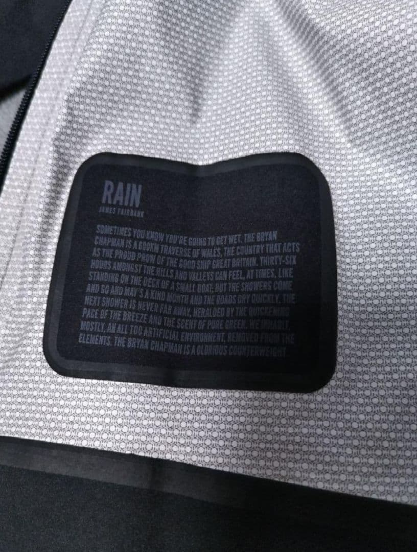 ラファ　ナイロンジャケット　CORE RAIN JACKET Ⅱ　黒