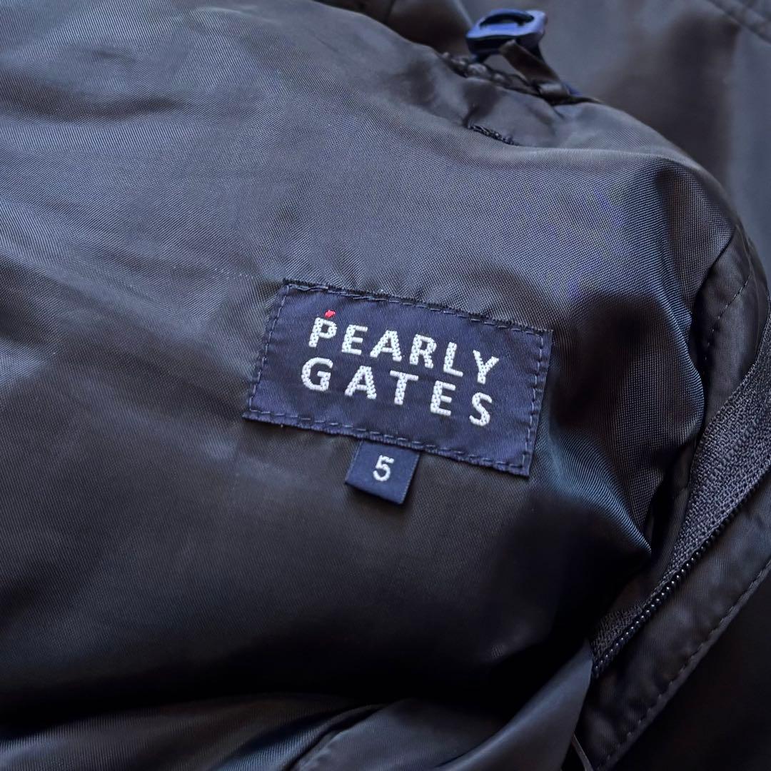 【極美品】PEARLEY GATES パーリーゲイツ 中綿ナイロンパンツ ロゴ