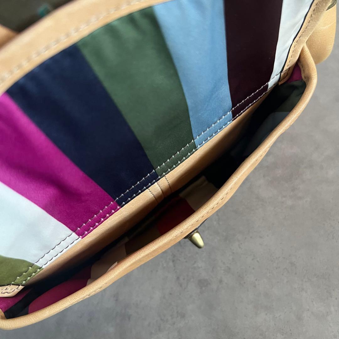 COACH 65th Legacy bag バッグ レザー ハンド ターンロック