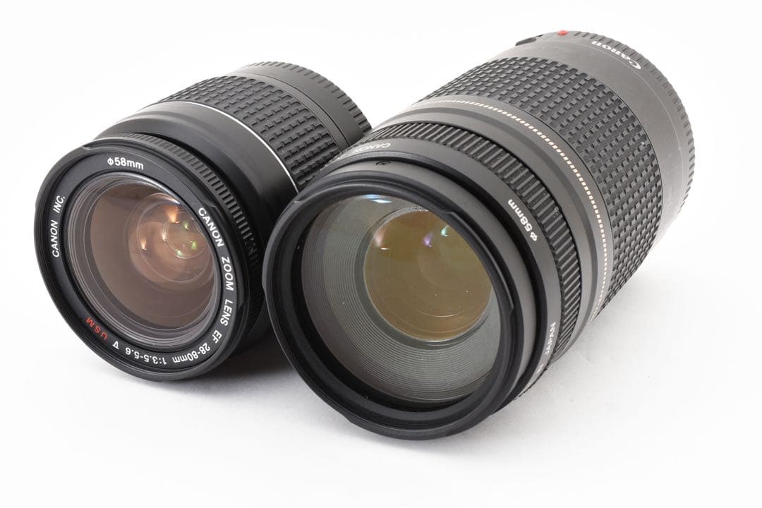 デジタル一眼レフカメラcanon kiss x 9i標準&望遠ダブルレンズセット