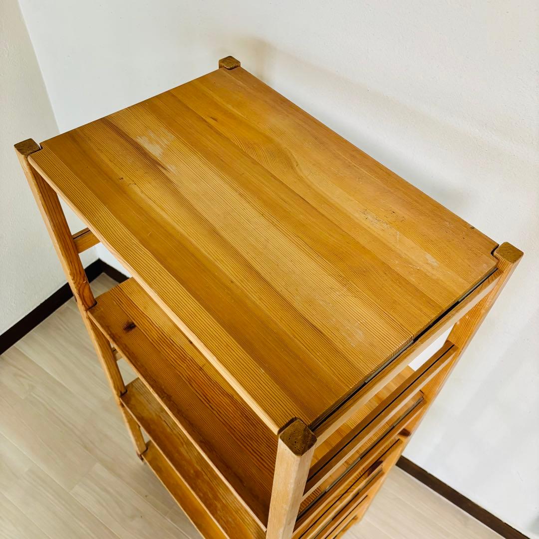 無印良品 MUJI木製棚 ユニットシェルフ 4段　送料込み