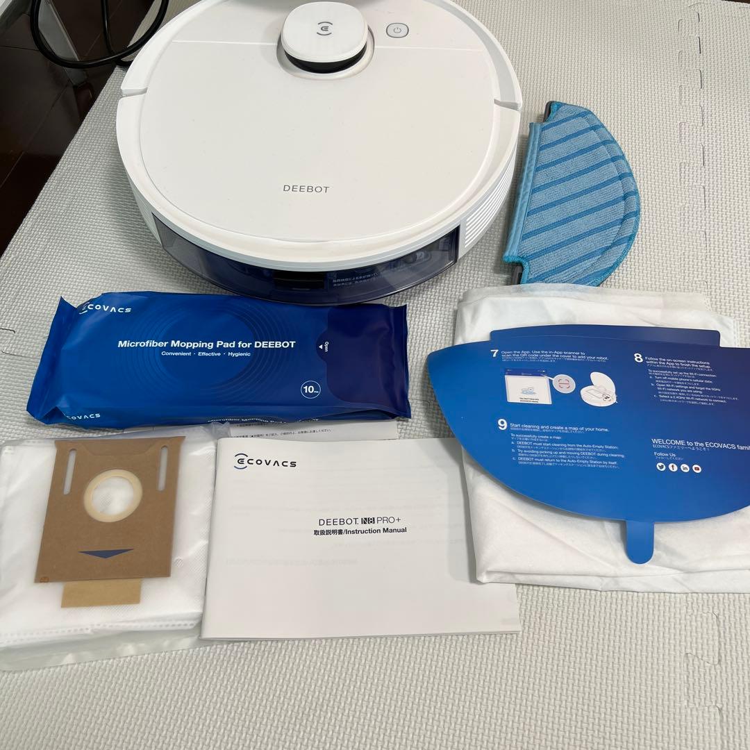 「美品」開封未使用、エコバックス DEEBOT N8 PRO+ ロボット掃除機