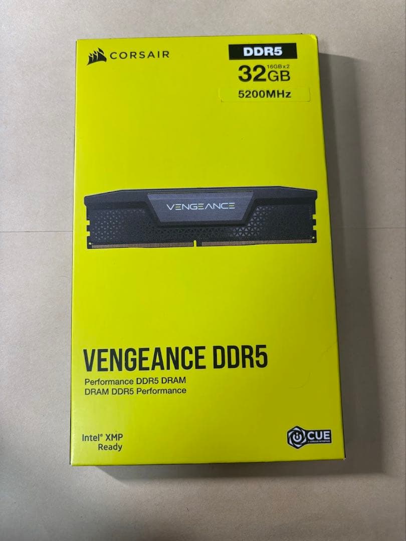 新品 CORSAIR DDR5 16GB x 2 5200MHz③