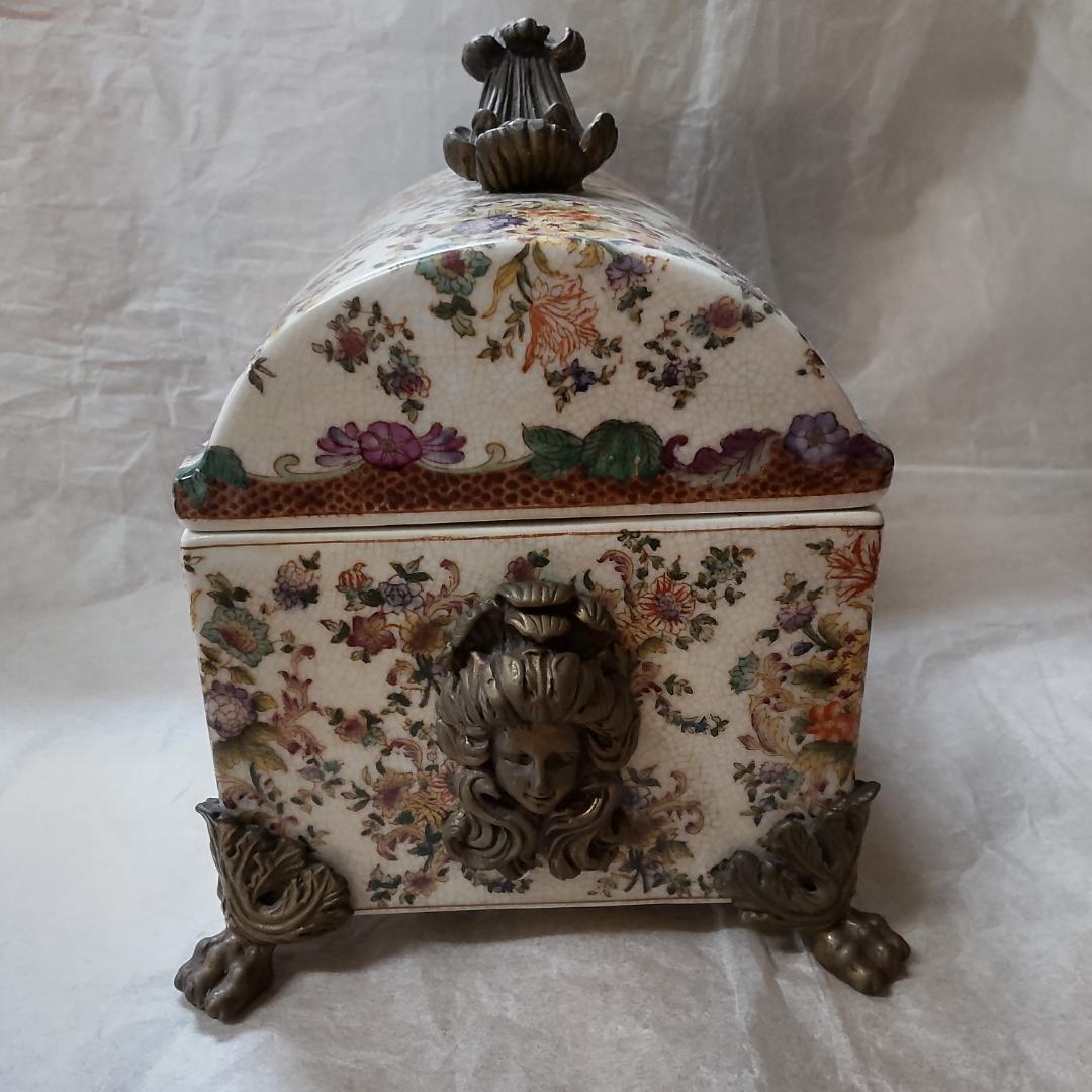 シノワズリ　ボックス オリエンタル 　インテリア アンティークモダン