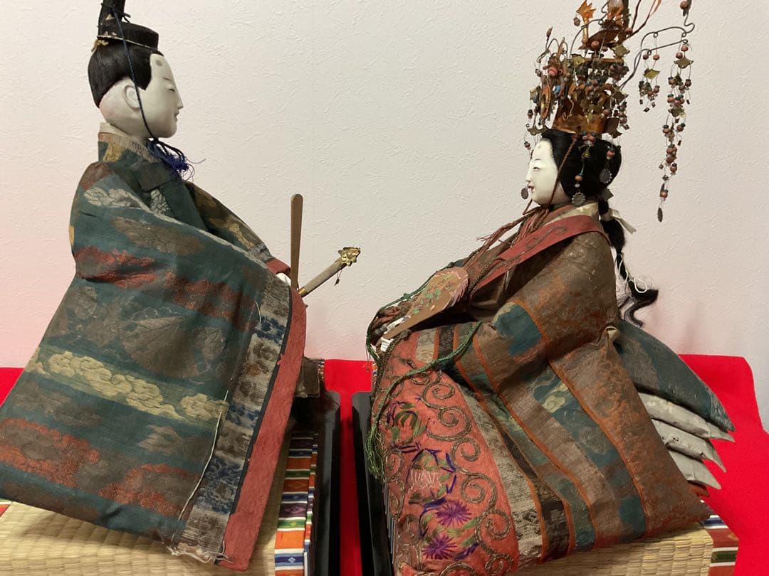く*み様 最終値下げ　大型　親王飾り　江戸時代後期　享保雛　古今雛　　雛人形　お