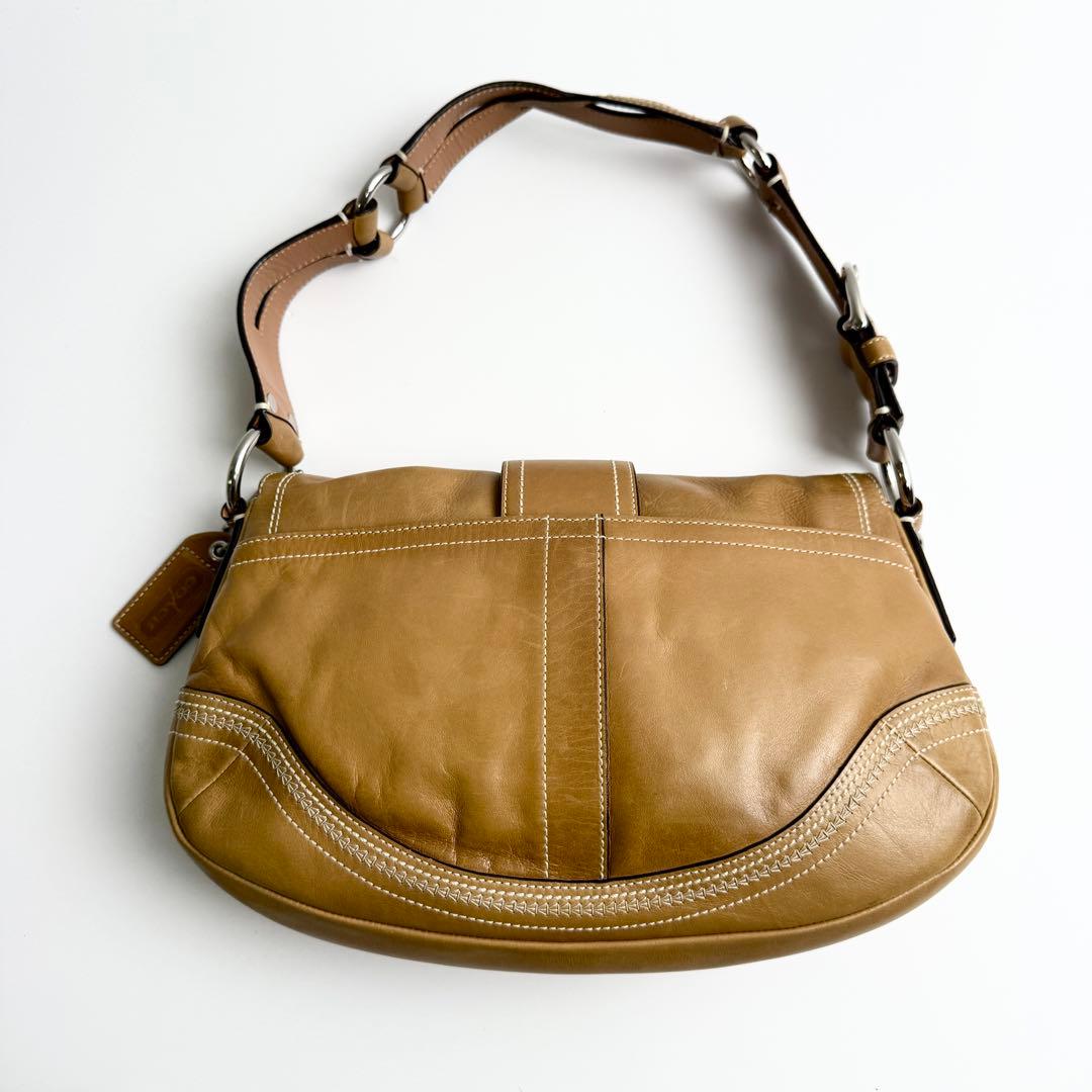 バッグ COACH Flap Soho Lether Shoulderbag y2k
