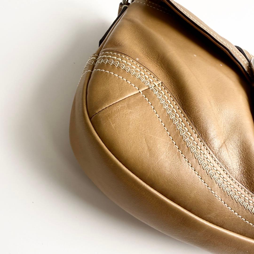 バッグ COACH Flap Soho Lether Shoulderbag y2k