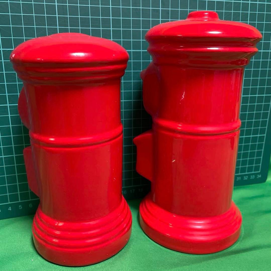 郵便ポスト 貯金箱セット 11個 陶器製