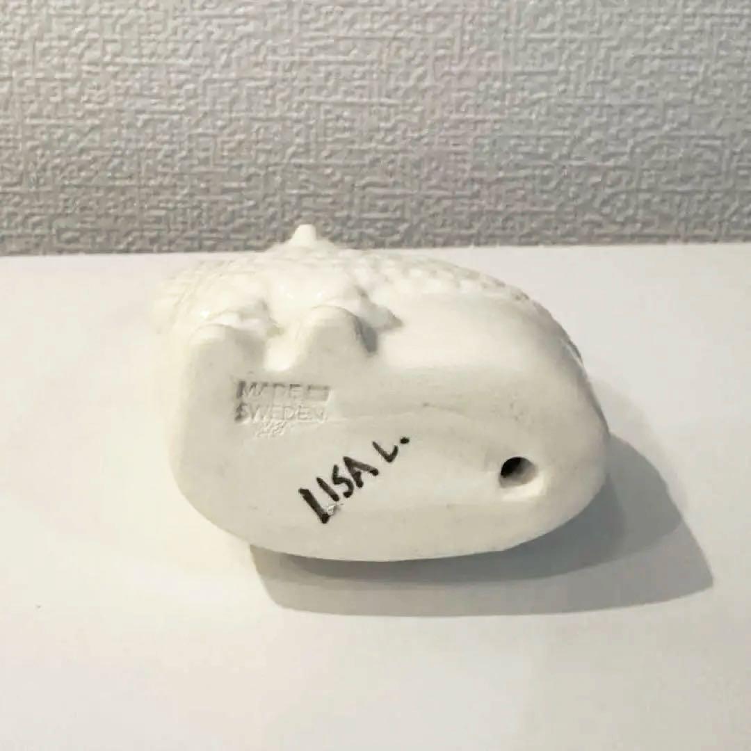 【美品】リサラーソン　置物　プードル　白