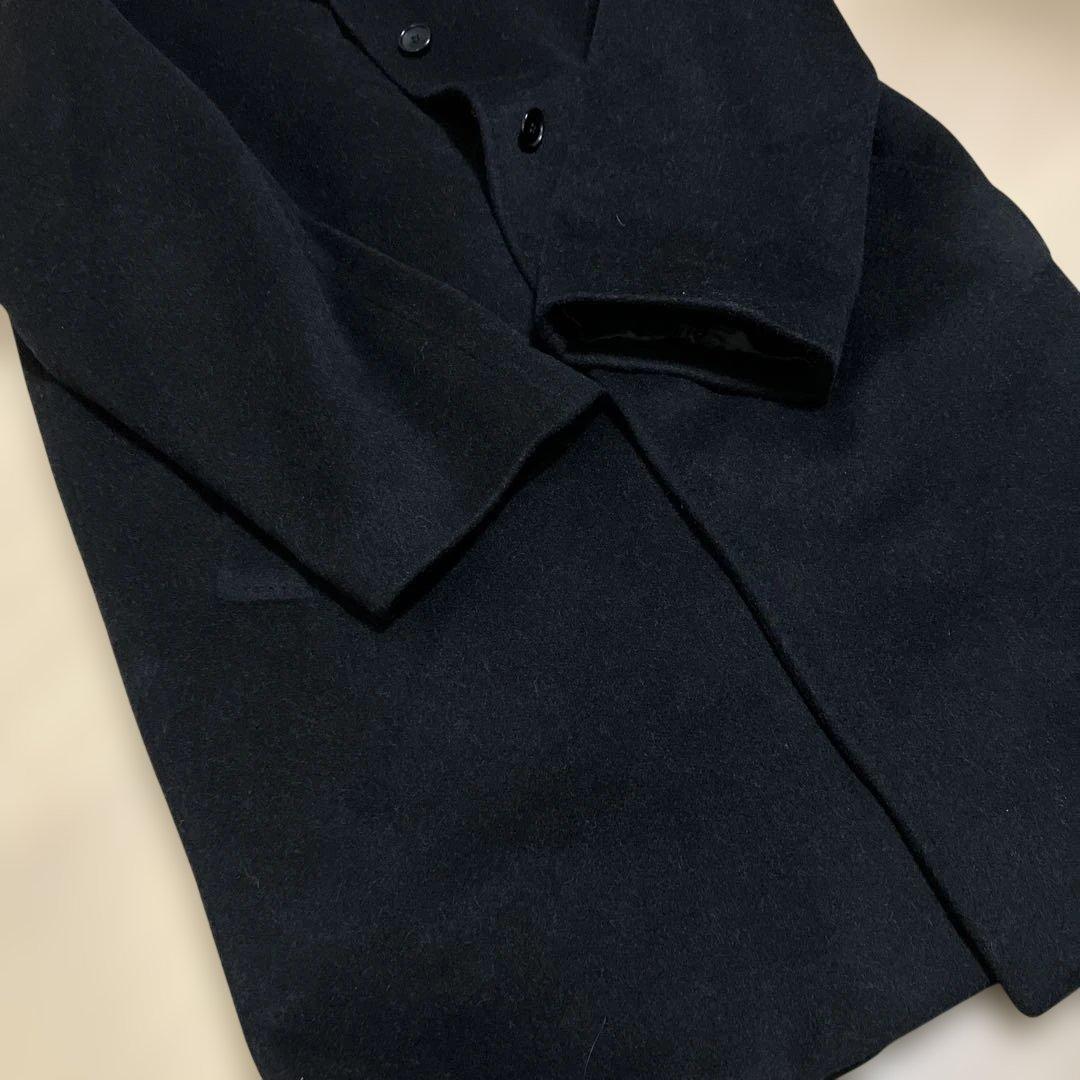 極美品　HERNO ヘルノ　カシミヤ 総柄 シルク ロングコート 42