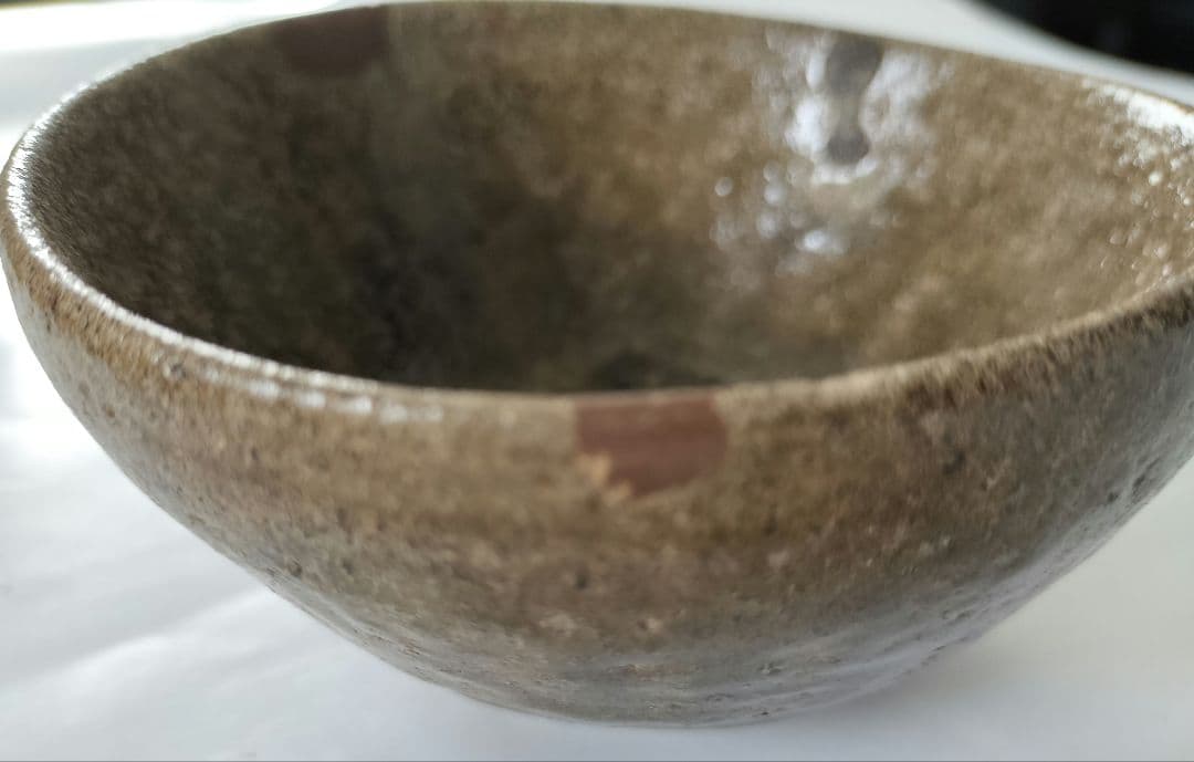 古唐津　小山路青手茶碗(発掘手)　④