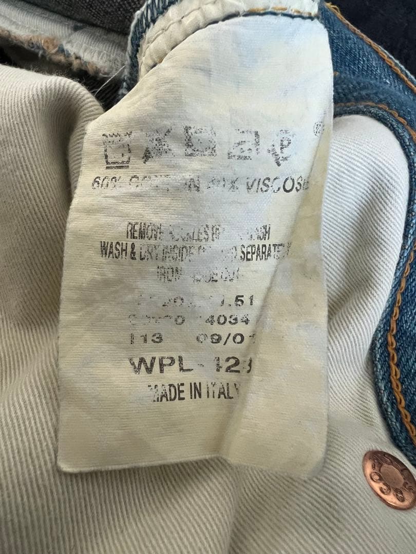 ★希少品 Levi’s RED ねじれ期 マルジェラ 立体裁断 イタリア製