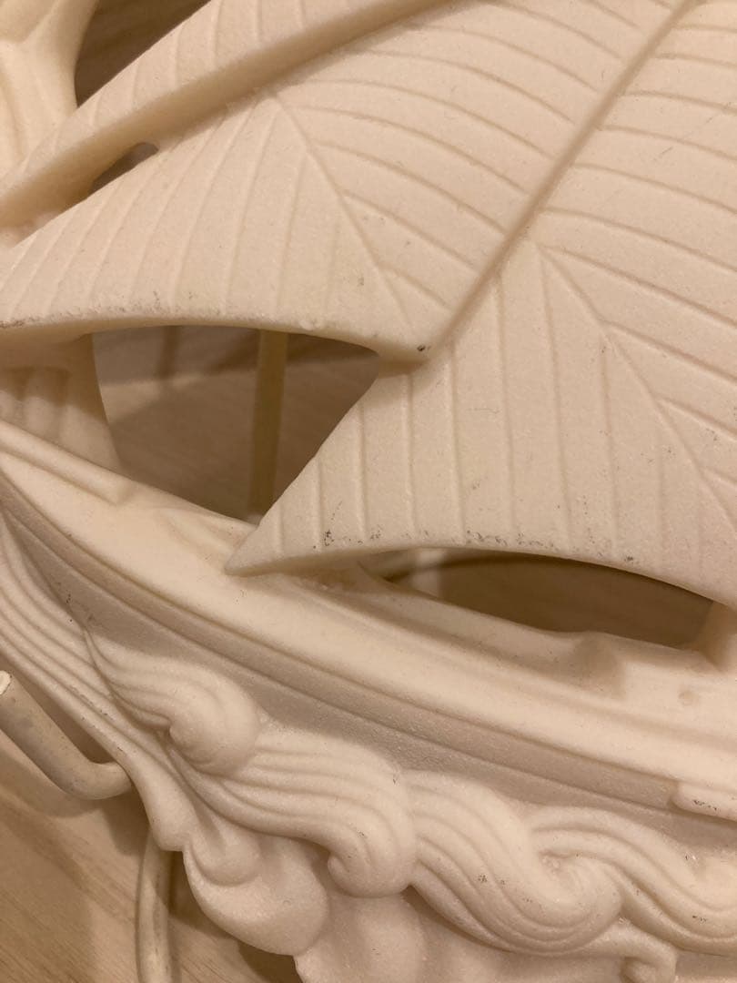 ホワイトクリームカラー　帆船デザイン装飾品