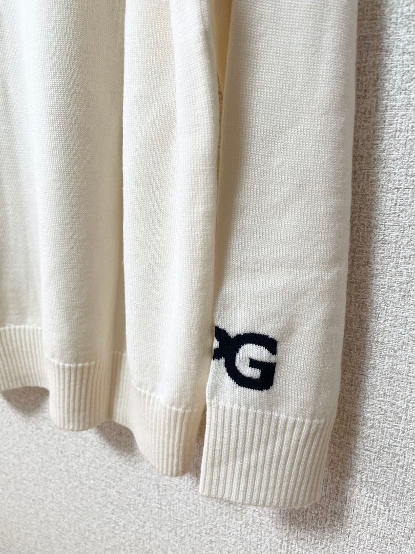 【新品】パーリーゲイツ　ミッキーマウス　メンズセーター　サイズ4（M）ホワイト