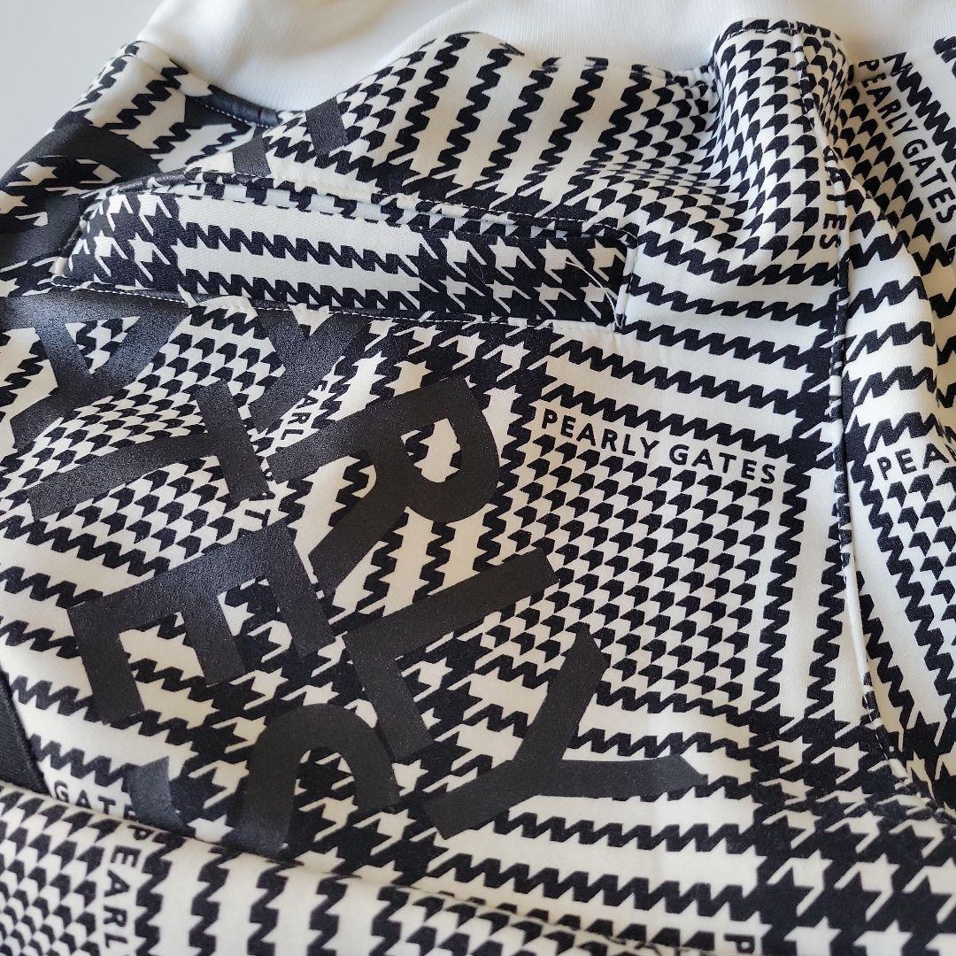 PEARLY GATES チェック柄フード付きセーター