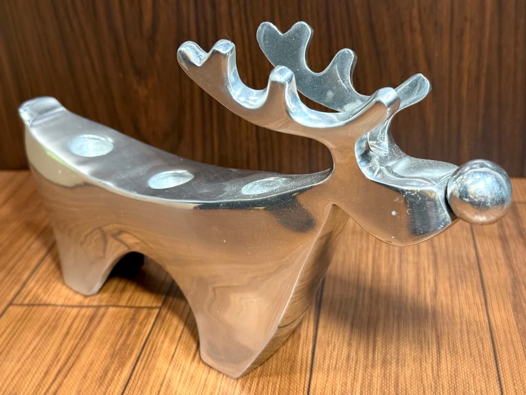 トナカイキャンドルスタンド 2ヶセット ヘラジカ クリスマス