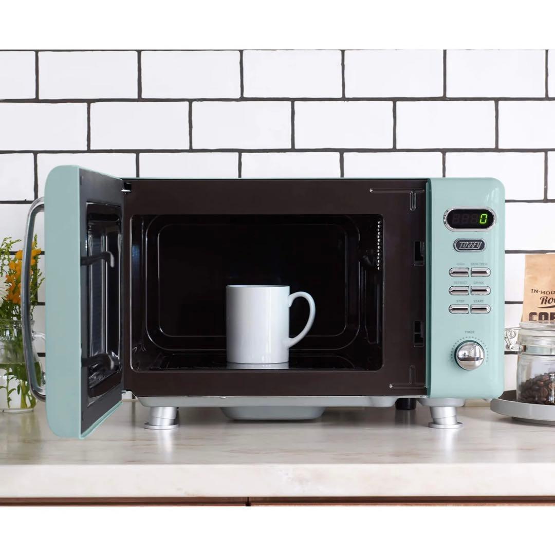 美品 toffy ペールアクア 電子レンジ