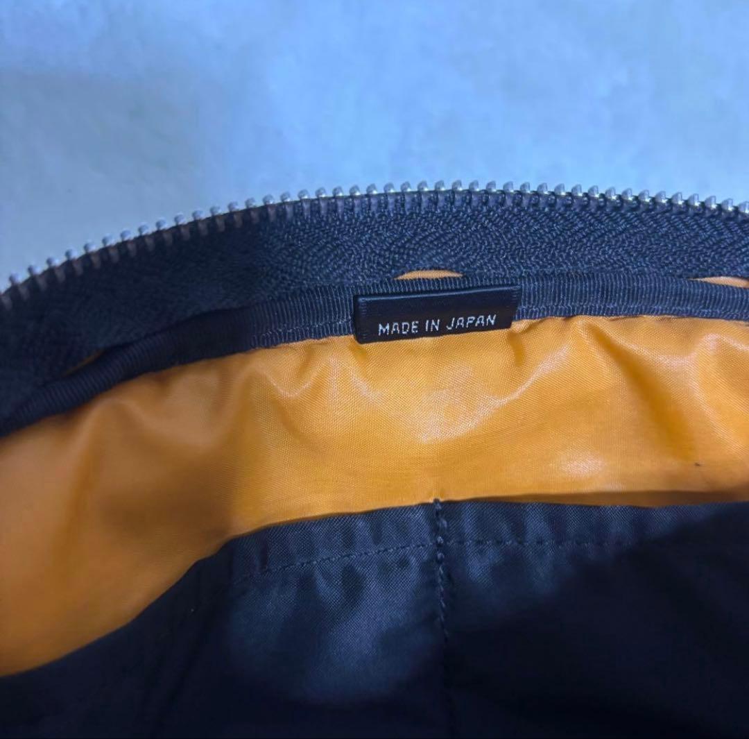 【美品】PORTER ブラック ジッパーポーチ