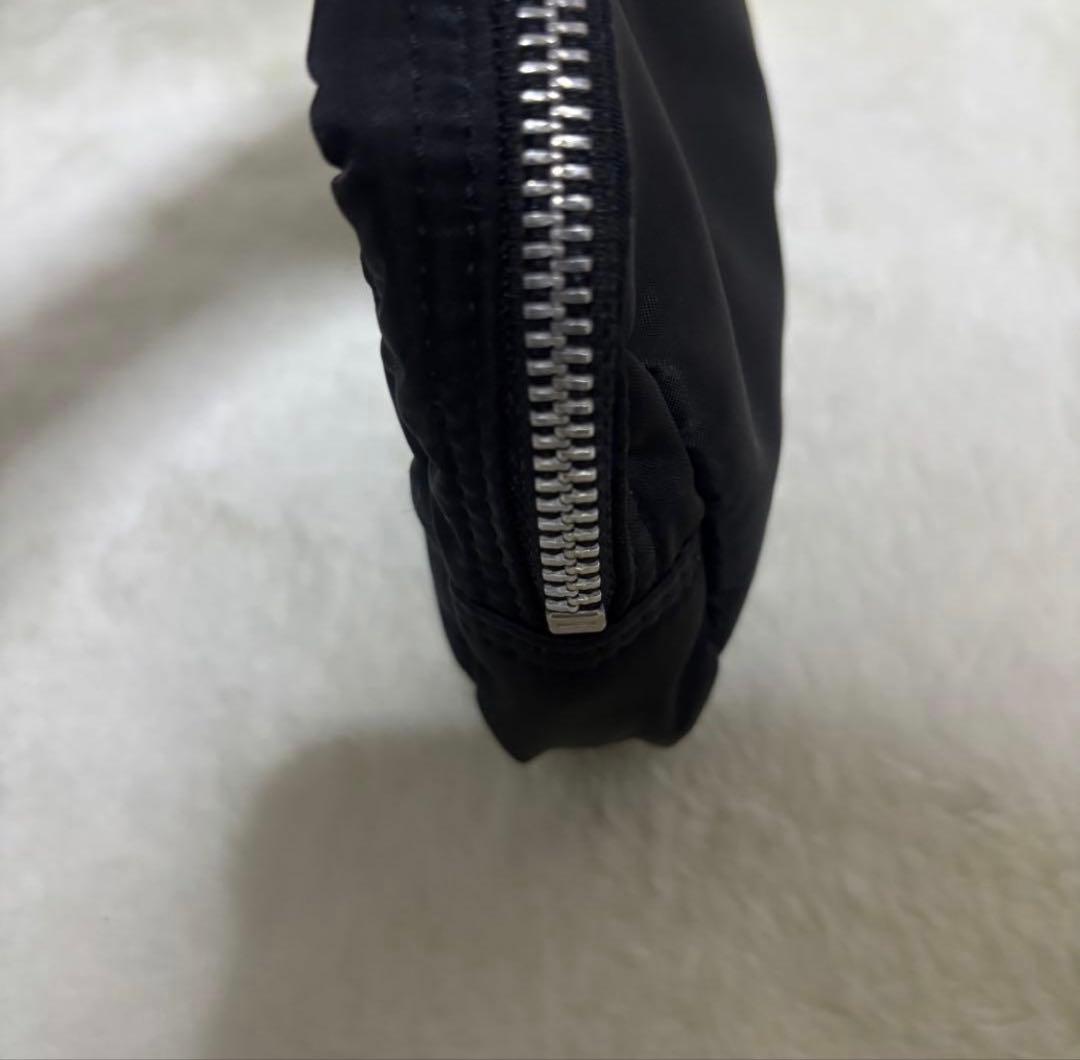 【美品】PORTER ブラック ジッパーポーチ