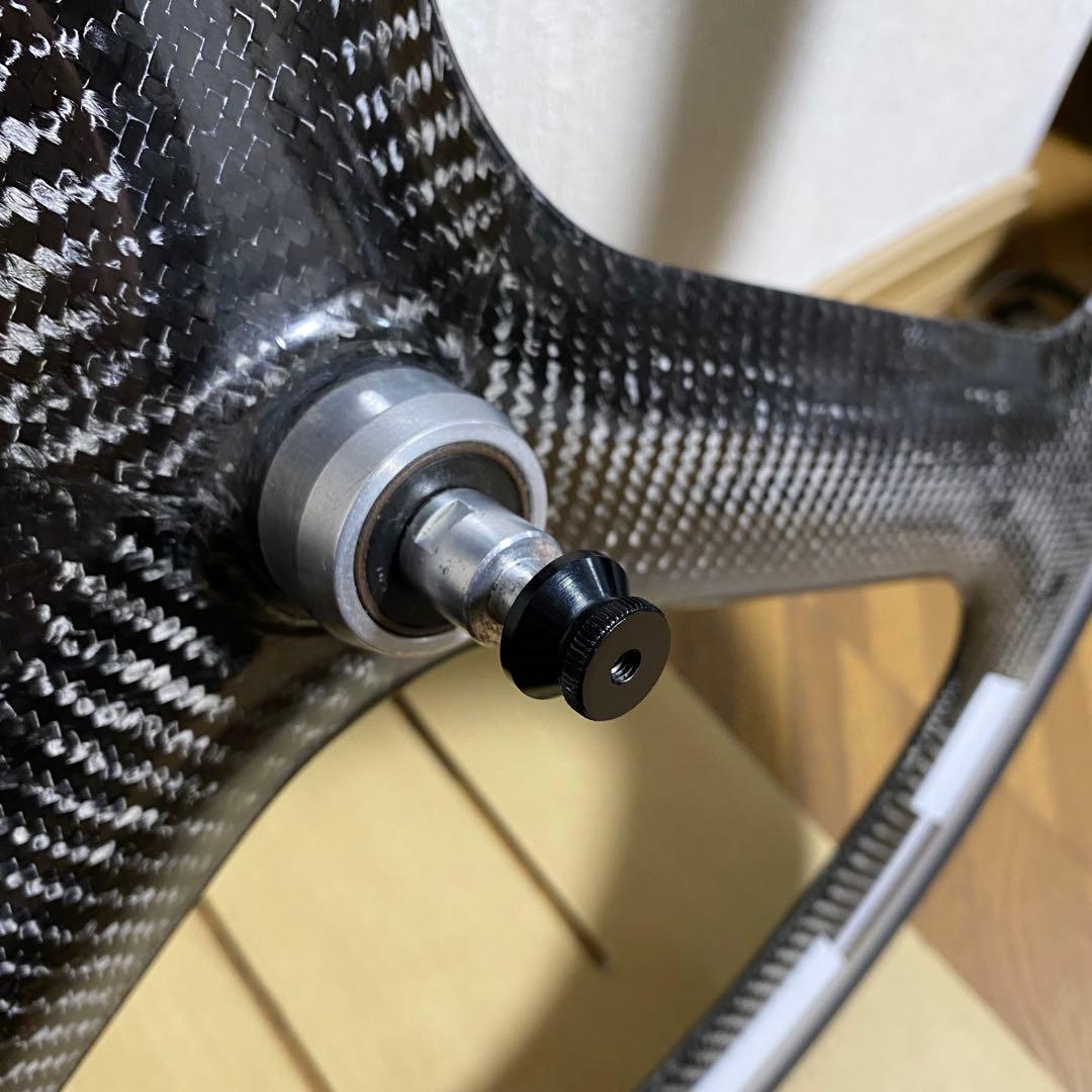 HED カーボンバトンホイール トラック用　ピストバイク　フロント　クリンチャー