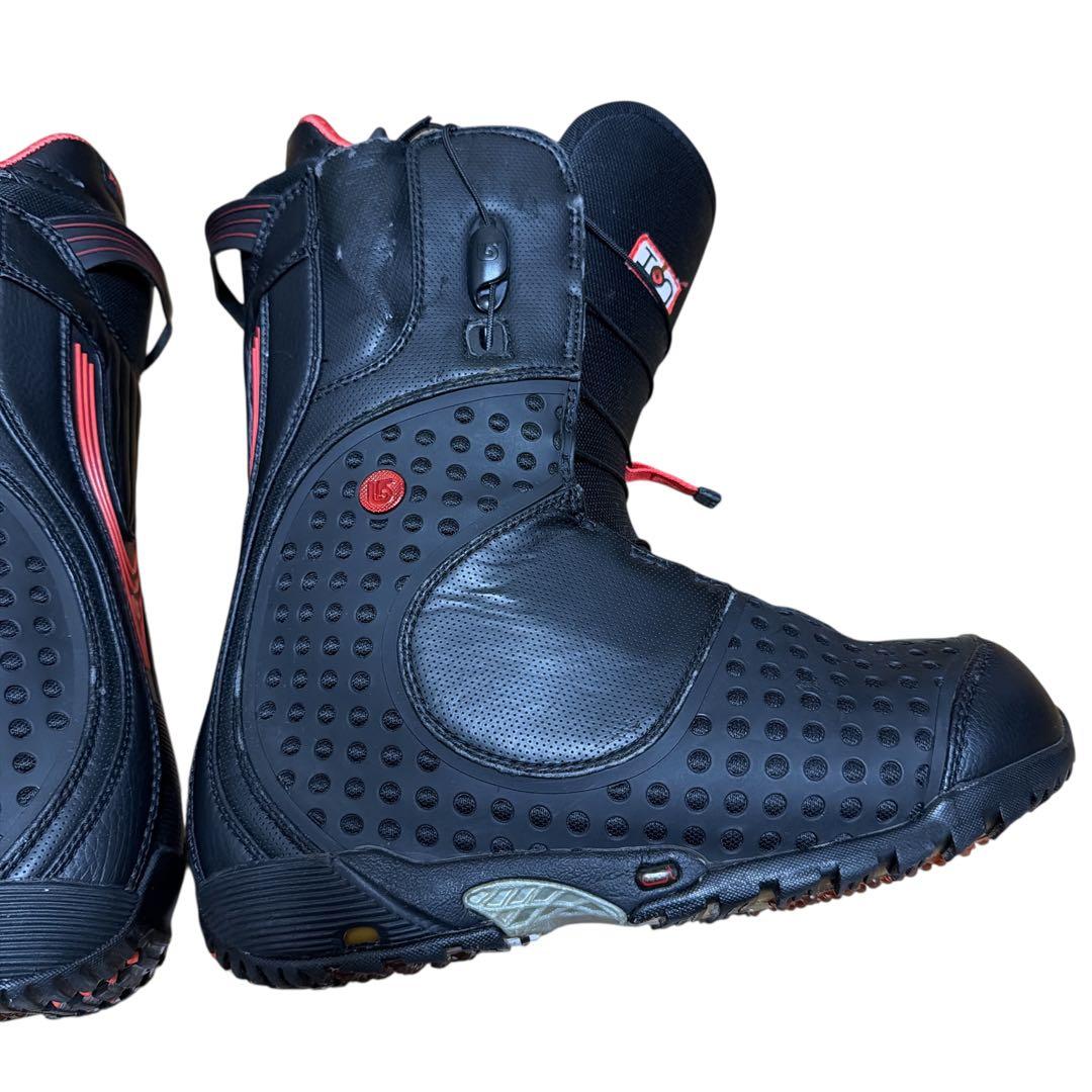 【名作】BURTON ION メンズ 27cm ハイエンドブーツ 赤黒 US9