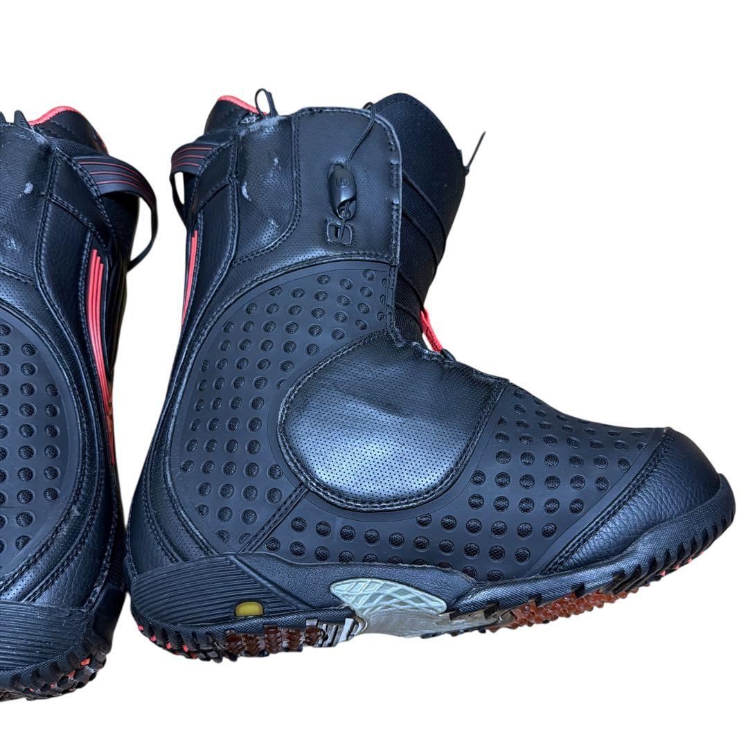 【名作】BURTON ION メンズ 27cm ハイエンドブーツ 赤黒 US9