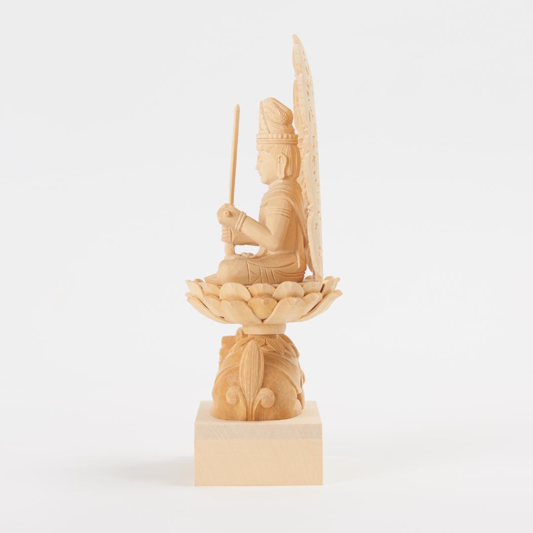 桧　２.５寸　文殊菩薩　＃０５３