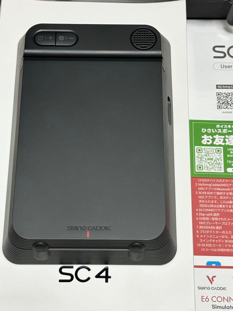 Swing Caddie SC4 ゴルフ弾道計測器（専用ケース付）