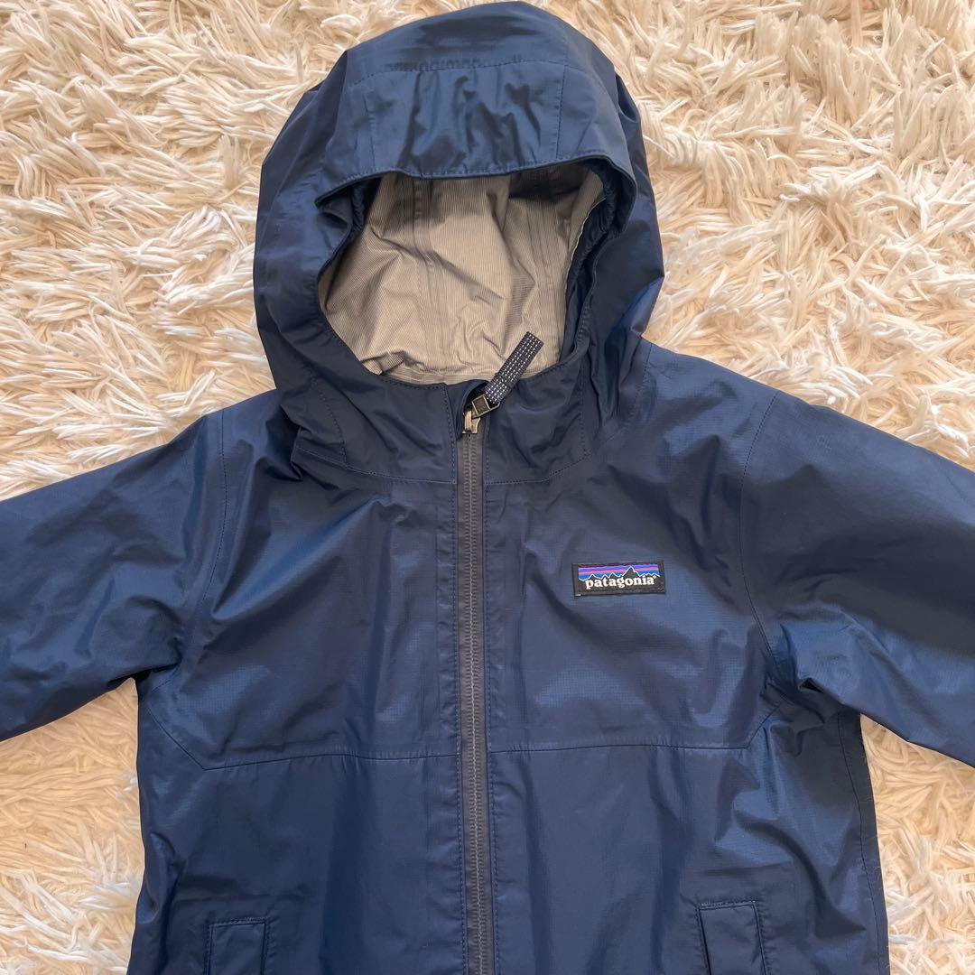 patagonia ネイビー キッズ・トレントシェル3L・ジャケット