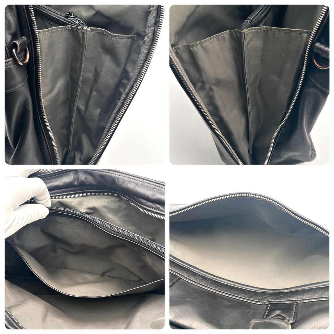 レア美品✨ ポーター 2WAY ビジネスバッグ ショルダーバッグ オールレザー