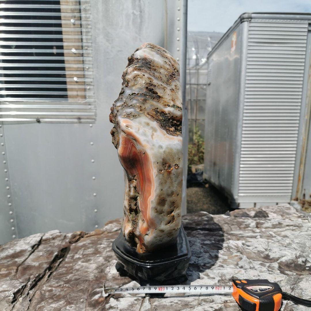 ブラジル産　アゲート　31.1キロ　鑑賞石　石　置物　オブジェ　インテリア