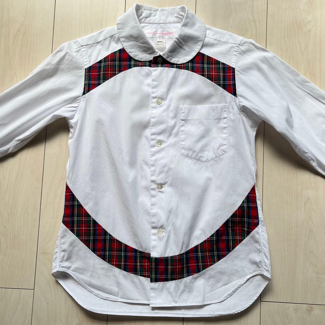 COMMEd es GARCONS SHIRT GIRL シャツ チェック XS