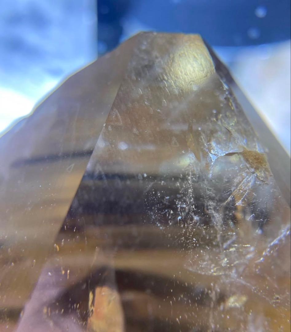 ヒマラヤマニハール水晶1.12Kg・虹入り・レコードキーパー入・透明感・清正井