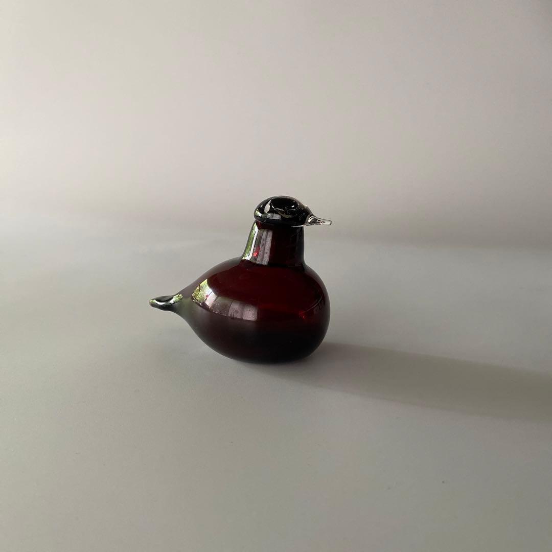 希少 廃盤 レッド 【 イッタラ】オイバ・トイッカ バードシリーズ