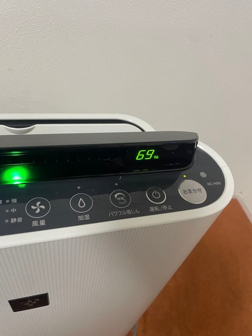 SHARP 2021年製 加湿フィルター綺麗 プラズマクラスター加湿空気清浄機