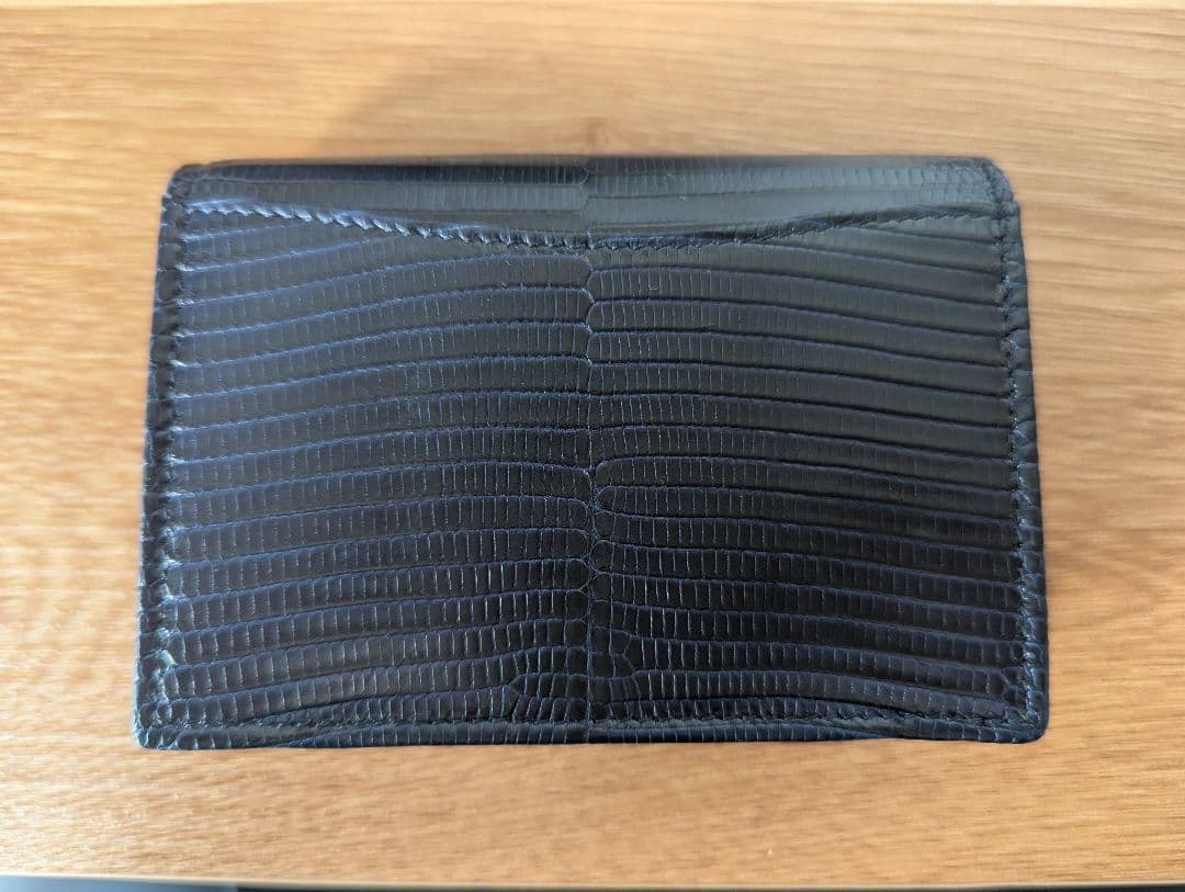 BVLGARI リザードレザー 名刺入れ