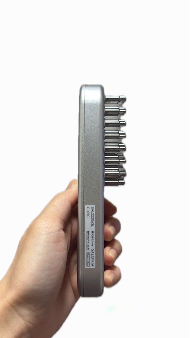 SALONIA EMSリフトブラシ　美顔器　シルバー