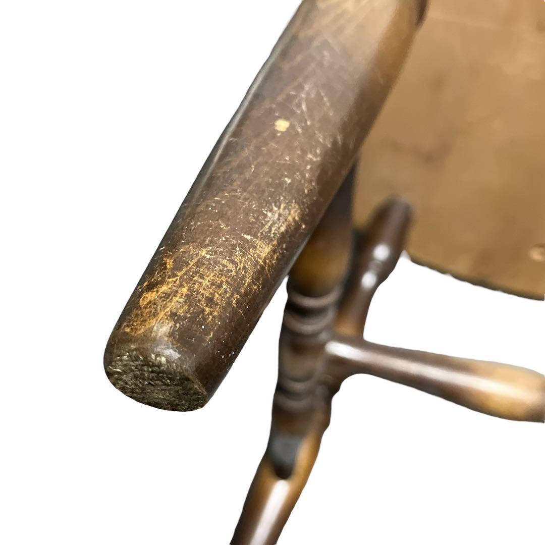 飛騨産業 ウィンザーアームチェア ダイニングチェア レトロ 椅子 キツツキ