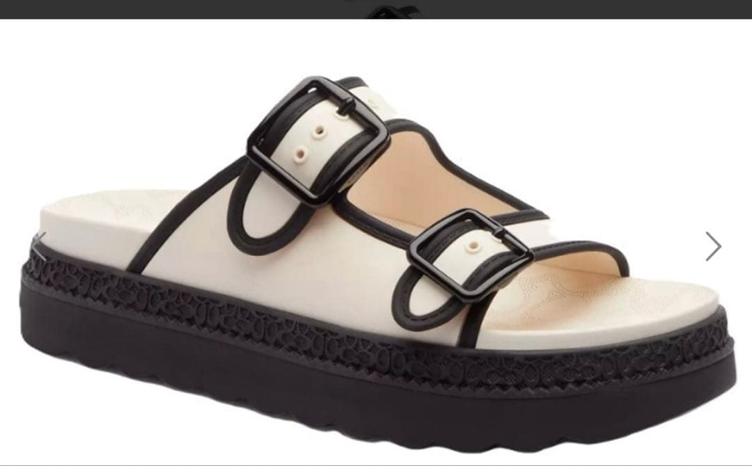 coach未使用　COACH SIGNATURE レイニーサンダル