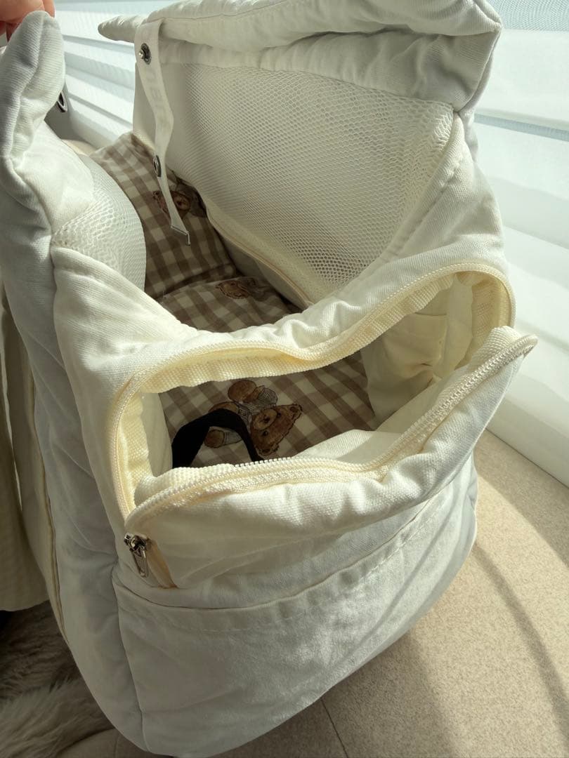 DOUBLE COMMA】THECOM BAG（SM） 犬用キャリーバッグ