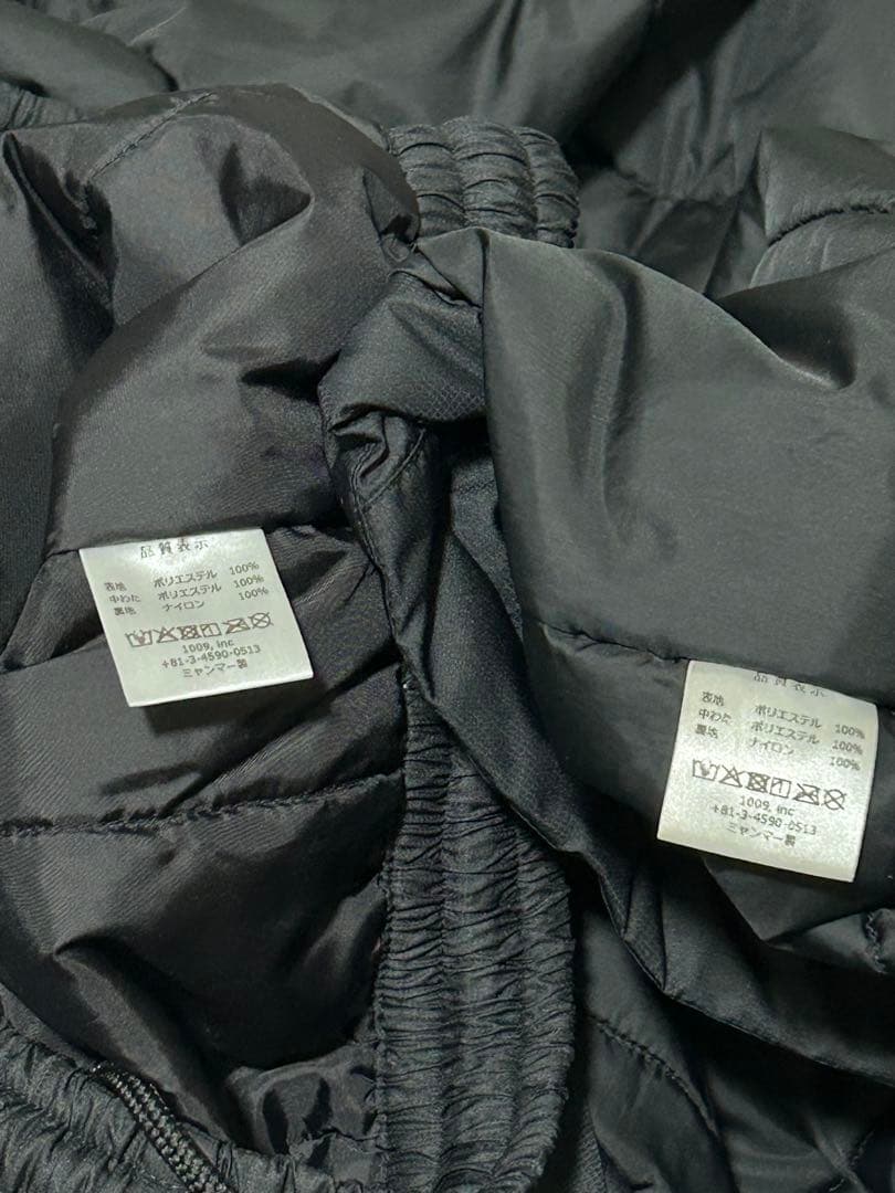 サッカージャンキー　claudio pandiani ブラック XL 中綿　上下