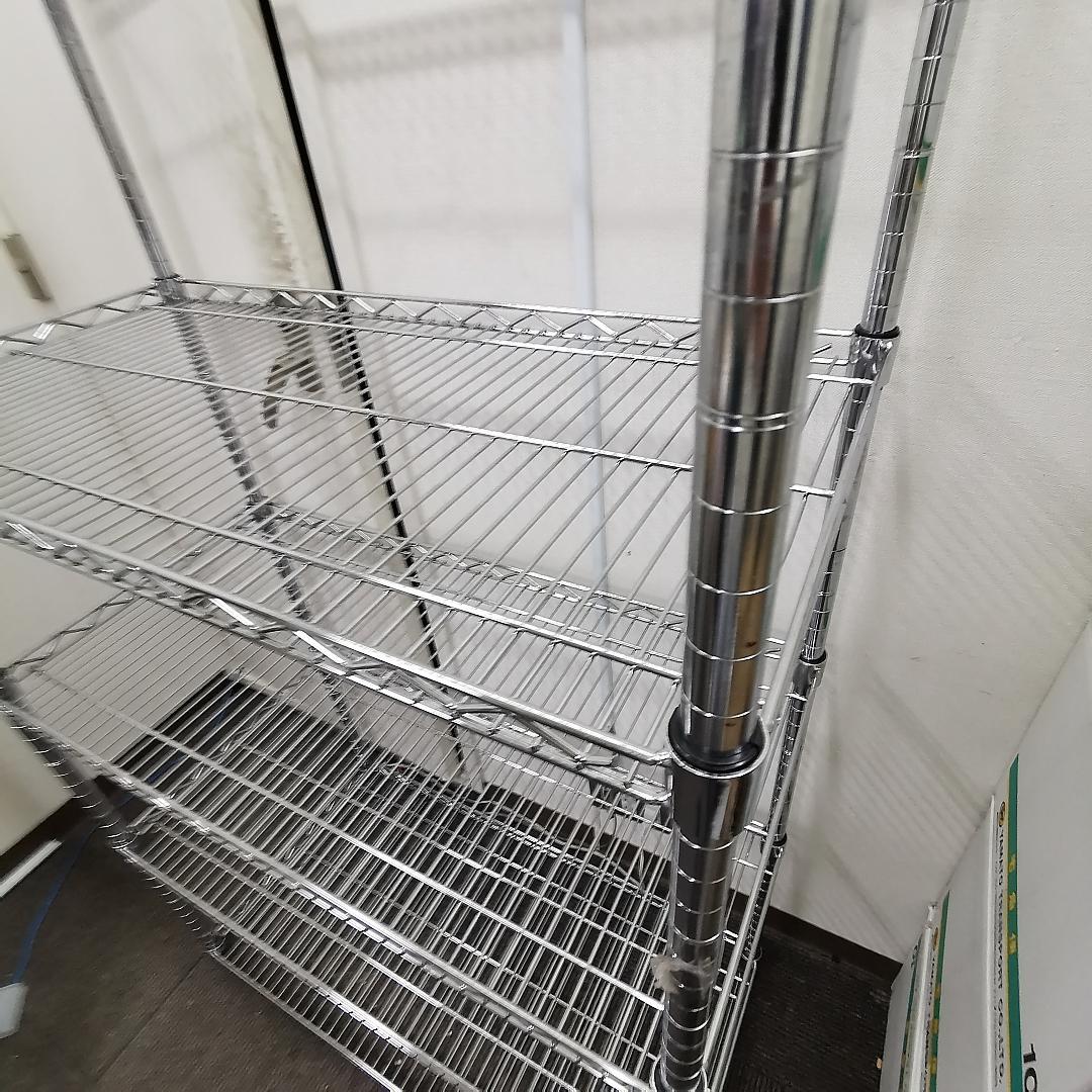 幅90cm　スチールラック 5段 シルバー