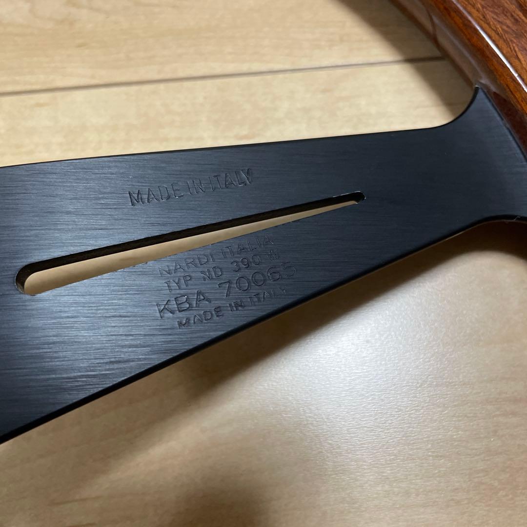 ナルディ クラシックウッド ステアリング ブラック 39センチ