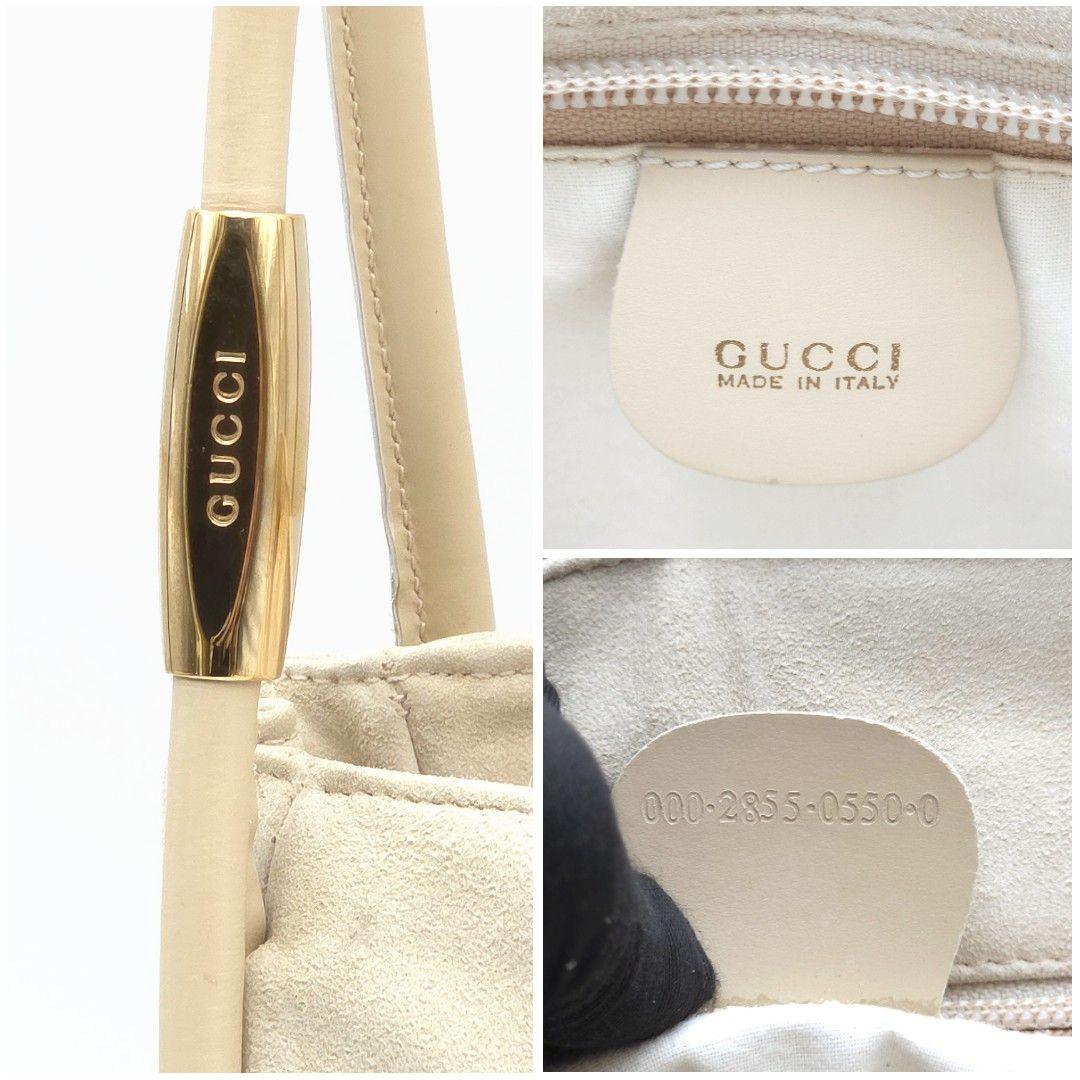 GUCCI✨ショルダーバッグ ハンドバッグ スウェード レザー ベージュ