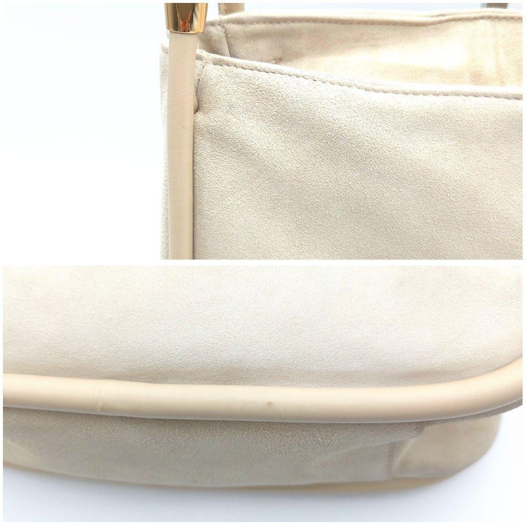 GUCCI✨ショルダーバッグ ハンドバッグ スウェード レザー ベージュ